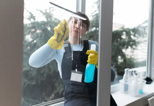 Nettoyage de vitres intérieures et extérieures à Éterville